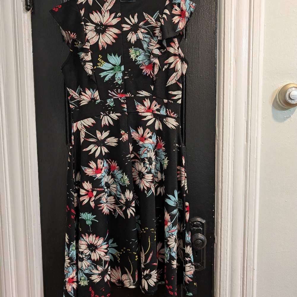 Ihot dress black flowers - Picture 9 of 16